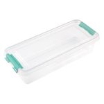 Casa si Gradina - Mobilier - Organizare si depozitare - Cutii depozitare - Cutie de depozitare din plastic transparent cu clips, 1.2L - Infinity.ro