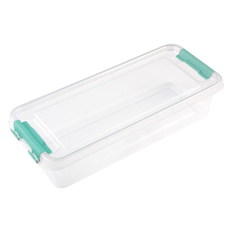 Casa si Gradina - Mobilier - Organizare si depozitare - Cutii depozitare - Cutie de depozitare din plastic transparent cu clips, 1.2L - Infinity.ro