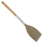 Casa si Gradina - Bucatarie si vesela - Ustensile bucatarie - Pensule, spatule si teluri bucatarie - Spatula din Silicon cu Maner din Lemn 31cm - Infinity.ro