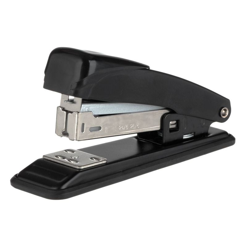 Carti si Birotica - Birotica - Accesorii de birou - Agrafe si capse - Set Capsator si Decapsator cu Rezerve, 500 Capse, Nr. 26/6, Negru - Infinity.ro