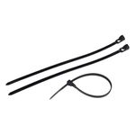 PC, gaming si accesorii - Retelistica - Cabluri si accesorii - Coliere pentru Cabluri Negre Reutilizabile 20x0.48 cm, Set 45 buc - Infinity.ro