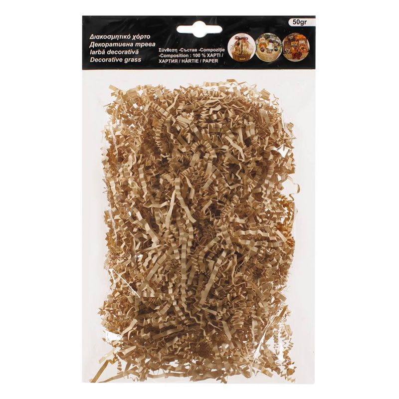 Carti si Birotica - Birotica - Articole ambalare - Hartie umplutura cadouri, Bej, 50g - Infinity.ro