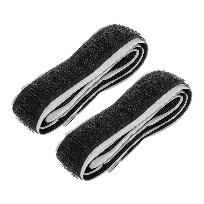 Carti si Birotica - Birotica - Accesorii de birou - Benzi adezive - Banda dublu adeziva tip scai, neagra, 1m x 2cm - Infinity.ro