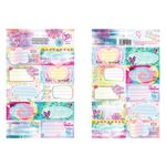 Casa si Gradina - Decoratiuni - Stickere decorative - Etichete autocolante Tie Dye, 20 buc, 8.4x4.5 cm, Multicolore - Infinity.ro