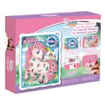Jucarii, Copii si Bebe - Jucarii si jocuri - Jocuri si puzzle - Jocuri de societate - Joc de indemanare cu Unicorn, 12 obiecte, Roz - Infinity.ro
