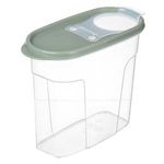 Casa si Gradina - Bucatarie si vesela - Organizare si depozitare bucatarie - Cutii alimentare - Recipient pentru depozitare cereale, 1.7L, Capac verde menta - Infinity.ro