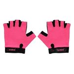 Sport si Outdoor - Echipament Sportiv - Accesorii echipament sportiv - Manusi sport - Manusi pentru antrenament, Dama, Negre cu Roz, fara degete - Infinity.ro