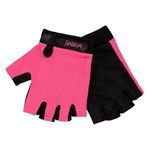 Sport si Outdoor - Echipament Sportiv - Accesorii echipament sportiv - Manusi sport - Manusi pentru antrenament, Dama, Negre cu Roz, fara degete - Infinity.ro