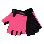 Sport si Outdoor - Echipament Sportiv - Accesorii echipament sportiv - Manusi sport - Manusi pentru antrenament, Dama, Negre cu Roz, fara degete - Infinity.ro