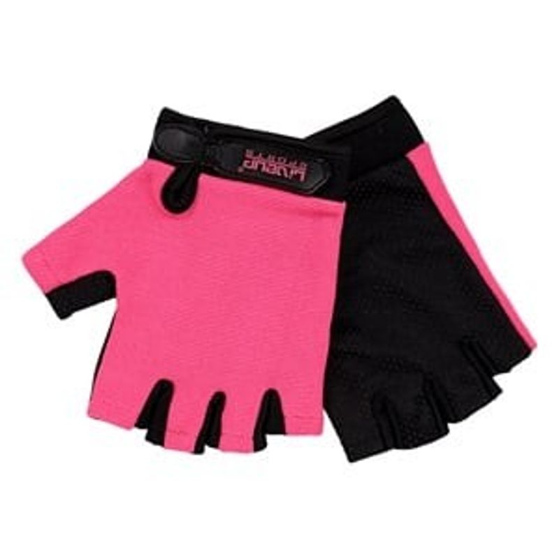 Sport si Outdoor - Echipament Sportiv - Accesorii echipament sportiv - Manusi sport - Manusi pentru antrenament, Dama, Negre cu Roz, fara degete - Infinity.ro