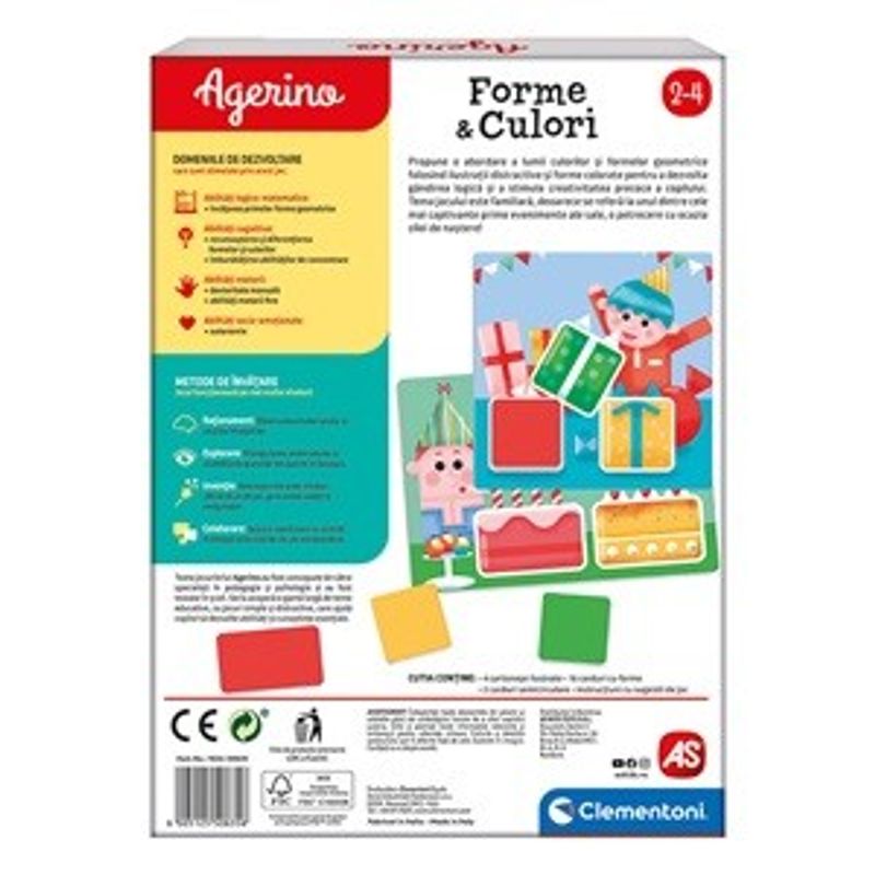 Jucarii, Copii si Bebe - Jucarii si jocuri - Jucarii & jocuri educative - Jocuri si jucarii educative - Joc Educativ Forme & Culori - Infinity.ro