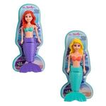 Jucarii, Copii si Bebe - Jucarii si jocuri - Jucarii bebelusi - Jucarii de baie - Jucarie de baie sirena cu cheie, 19 cm, mov sau verde - Infinity.ro