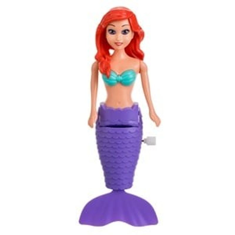 Jucarii, Copii si Bebe - Jucarii si jocuri - Jucarii bebelusi - Jucarii de baie - Jucarie de baie sirena cu cheie, 19 cm, mov sau verde - Infinity.ro