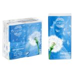 Market - Curatenie si intretinere casa - Produse bucatarie - Prosoape de hartie si servetele - Servetele nazale 3-ply, Set 4 pachete, 40 buc, Alb - Infinity.ro