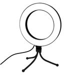 TV, Audio-Video si Foto - Aparate foto si accesorii - Accesorii foto si video - Trepiede - Ring Light LED cu Trepied, 48 LED-uri, 3 Moduri de Iluminare, 13 Niveluri de Luminozitate, Negru, 16 cm - Infinity.ro