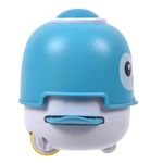 Jucarii, Copii si Bebe - Jucarii si jocuri - Jocuri si puzzle - Puzzle - Jucarie Pinguin Press & Go, 11.5 cm, Albastru - Infinity.ro