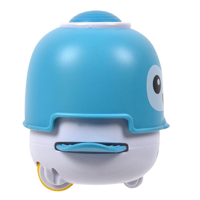 Jucarii, Copii si Bebe - Jucarii si jocuri - Jocuri si puzzle - Puzzle - Jucarie Pinguin Press & Go, 11.5 cm, Albastru - Infinity.ro