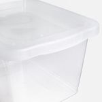 Casa si Gradina - Mobilier - Organizare si depozitare - Cutii depozitare - Cutie de depozitare din plastic transparent, cu capac, 9L - Infinity.ro