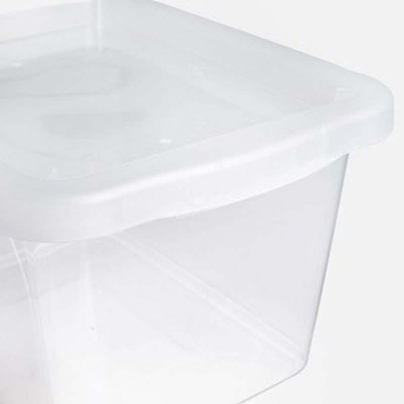 Casa si Gradina - Mobilier - Organizare si depozitare - Cutii depozitare - Cutie de depozitare din plastic transparent, cu capac, 9L - Infinity.ro