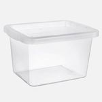 Casa si Gradina - Mobilier - Organizare si depozitare - Cutii depozitare - Cutie de depozitare din plastic transparent, cu capac, 9L - Infinity.ro