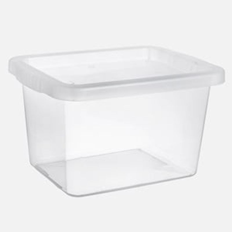 Casa si Gradina - Mobilier - Organizare si depozitare - Cutii depozitare - Cutie de depozitare din plastic transparent, cu capac, 9L - Infinity.ro