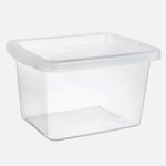 Casa si Gradina - Mobilier - Organizare si depozitare - Cutii depozitare - Cutie de depozitare din plastic transparent, cu capac, 9L - Infinity.ro