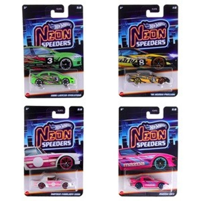 Jucarii, Copii si Bebe - Jucarii si jocuri - Vehicule si jucarii cu telecomanda - Masinute - Masinuta Neon Speeders 1:64 - Designuri Unice - Infinity.ro