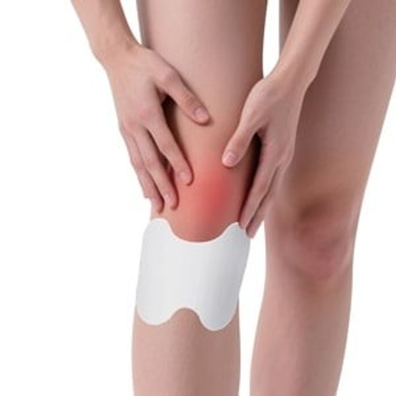 Ingrijire personala si Cosmetice - Ingrijire personala - Ingrijire corp - Plasturi - Plasturi termici pentru genunchi, 10x14 cm, 10 bucati - Infinity.ro