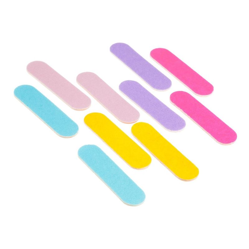 Ingrijire personala si Cosmetice - Manichiura si pedichiura - Pile cosmetice - Pile de unghii din hârtie, set 10 buc, multicolore, 5x1 cm - Infinity.ro