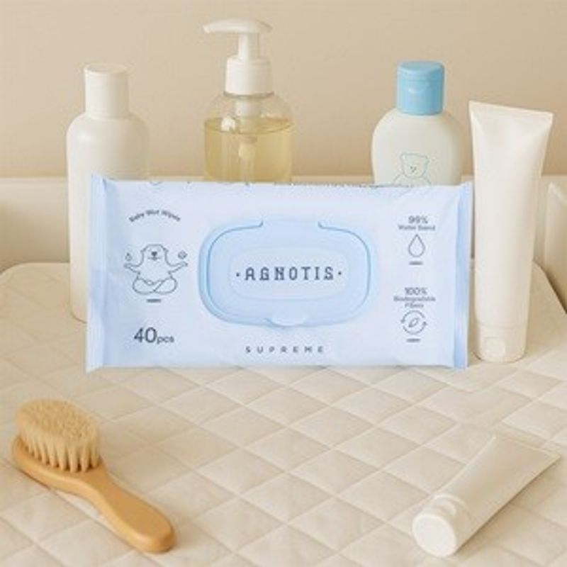 Jucarii, Copii si Bebe - Scutece si consumabile copii - Servetele umede - Servetele umede pentru bebelusi, 40 buc, cu capac, 99% apa distilata, fara parfum - Infinity.ro
