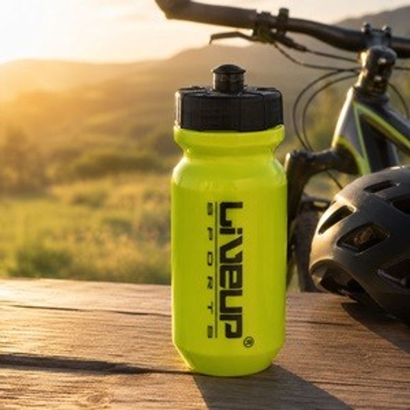 Casa si Gradina - Bucatarie si vesela - Cani si pahare - Sticle - Sticla de Apa pentru Antrenament din Plastic, 600 ml, Verde - Infinity.ro