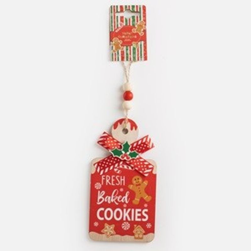 Casa si Gradina - Decoratiuni - Decoratiuni de sezon - Ornament de Craciun Tocator Rosu cu Gingerbread - Infinity.ro