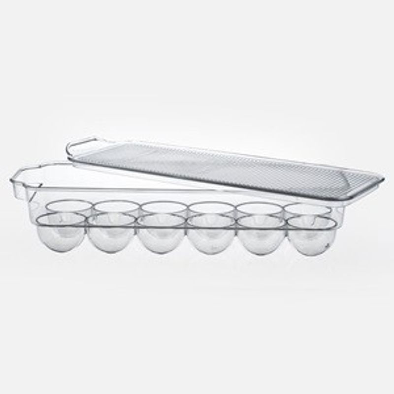 Electronice si Electrocasnice - Aragazuri, cuptoare si hote - Cuptoare - Cuptoare cu microunde - Suport pentru Oua Transparent cu 12 Compartimente - Infinity.ro