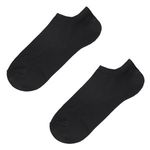 Fashion, accesorii si bijuterii - Barbati - Lenjerie si pijamale barbati - Sosete si ciorapi barbati - Sosete scurte negre din bumbac reciclat pentru barbati - Infinity.ro