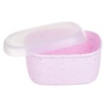 Casa si Gradina - Constructii - Materiale constructii - Elemente pentru acoperis - Caserola mini din plastic roz pentru stocarea alimentelor proaspete - Infinity.ro
