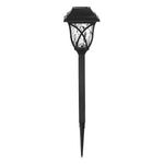 Casa si Gradina - Corpuri si surse de iluminat - Iluminat exterior - Lampi solare - Felinar solar cu LED, Negru, 34 cm - Infinity.ro