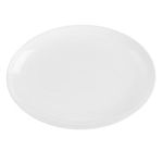 Casa si Gradina - Bucatarie si vesela - Vesela si tacamuri - Farfurii si boluri - Platou de servit oval din opal alb, dimensiune 33x25 cm - Infinity.ro