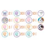 Casa si Gradina - Decoratiuni - Decoratiuni petrecere - Accesorii pentru petrecere - Set Decorativ de Petrecere cu Baloane Pastelate din Folie Fluturi - 140 buc - Infinity.ro