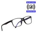 PC, gaming si accesorii - Periferice PC - Boxe PC - Ochelari de protectie pentru calculator cu filtru de lumina albastra, Rama neagra - Infinity.ro