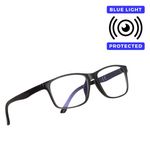 PC, gaming si accesorii - Periferice PC - Boxe PC - Ochelari de protectie pentru calculator cu filtru de lumina albastra, Rama neagra - Infinity.ro