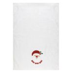 Casa si Gradina - Textile si covoare - Textile baie - Prosoape - Prosop de Maini Bumbac Alb cu Mos Craciun Brodat 60x40cm - Infinity.ro