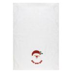Casa si Gradina - Textile si covoare - Textile baie - Prosoape - Prosop de Maini Bumbac Alb cu Mos Craciun Brodat 60x40cm - Infinity.ro