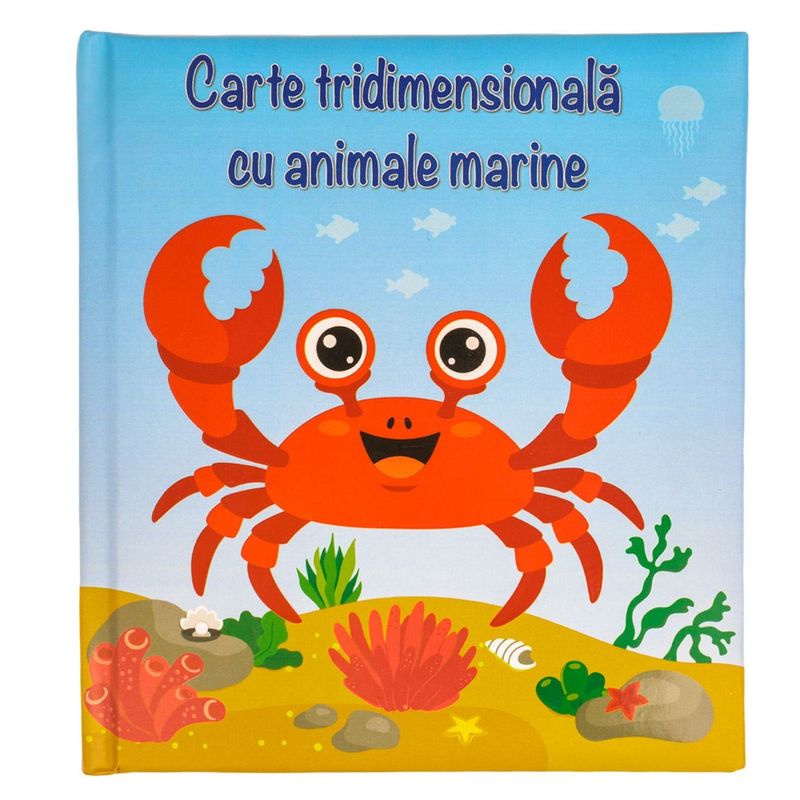 TV, Audio-Video si Foto - Audio Hi-Fi - Pick-Up - Carte Pop-Up cu Animale Marine, 16.5 x 18.5 cm - Infinity.ro