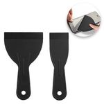 Casa si Gradina - Constructii - Vopsea si tencuieli - Unelte de vopsit si tencuit - Set Spatule din Plastic, 2 buc, Negru, 5x18 cm si 10x18 cm - Infinity.ro