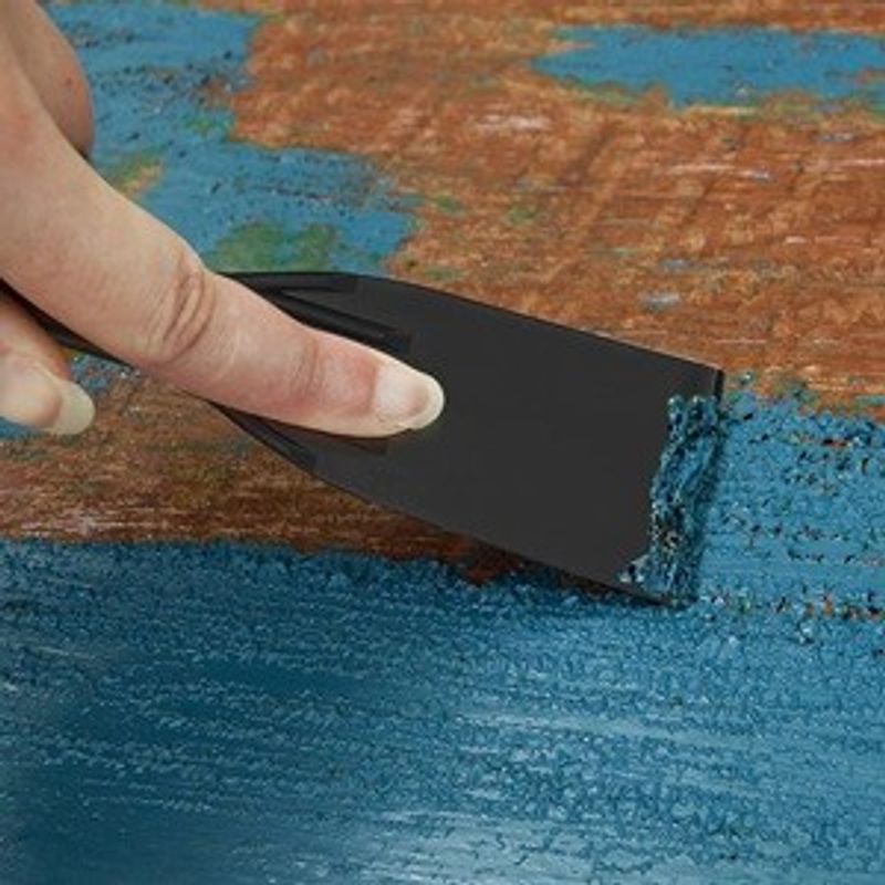 Casa si Gradina - Constructii - Vopsea si tencuieli - Unelte de vopsit si tencuit - Set Spatule din Plastic, 2 buc, Negru, 5x18 cm si 10x18 cm - Infinity.ro