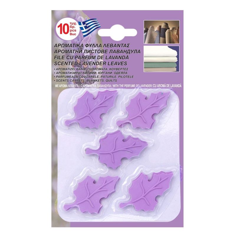 Auto si Moto - Intretinere auto - Odorizante auto - Set 10 foi parfumate cu aroma de lavanda pentru sertare si dulapuri - Infinity.ro
