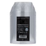Casa si Gradina - Bucatarie si vesela - Vesela si tacamuri - Farfurii si boluri - Set 25 Boluri Reutilizabile din Plastic Transparent cu Model Flori, 180 ml - Infinity.ro