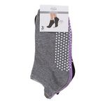 Sport si Outdoor - Accesorii si echipamente sportive - Accesorii antrenament si tabele tactice - Sosete Yoga Antiderapante pentru Femei - Set Mov, Negru, Gri - Infinity.ro