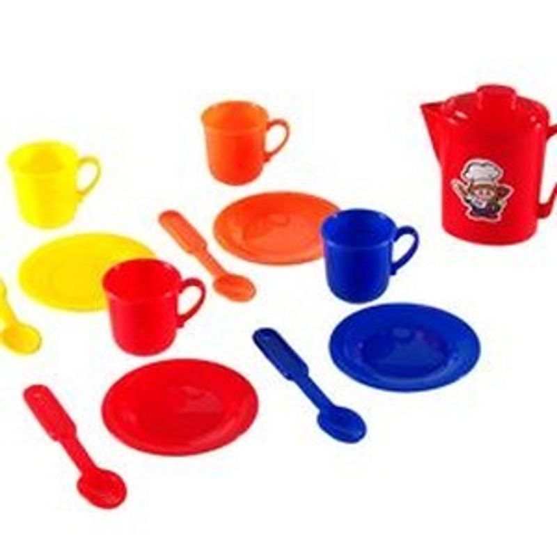 Jucarii, Copii si Bebe - Jucarii si jocuri - Jucarii de rol - Set joaca supermarket - Set de joaca ceai, 13 piese, multicolor, plastic - Infinity.ro
