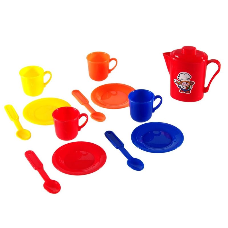Jucarii, Copii si Bebe - Jucarii si jocuri - Jucarii de rol - Set joaca supermarket - Set de joaca ceai, 13 piese, multicolor, plastic - Infinity.ro